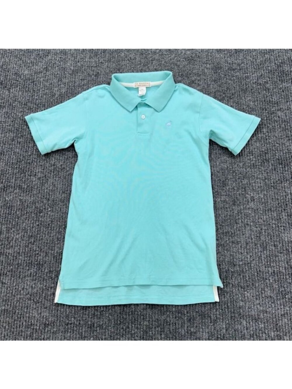 The Beaufort Bonnet Company Prim Proper Pima Cotton Polo Shirt Turks Teal Boy 10